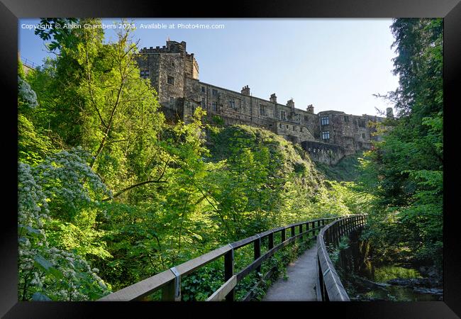 Skipton Castle Framed Print by Alison Chambers