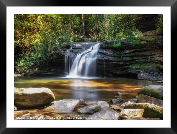 Carrick Creek Falls Framed Mounted Print by DiFigiano Photography