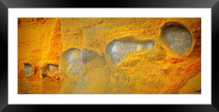 The Walls Have Eyes! Framed Mounted Print by Louise Godwin