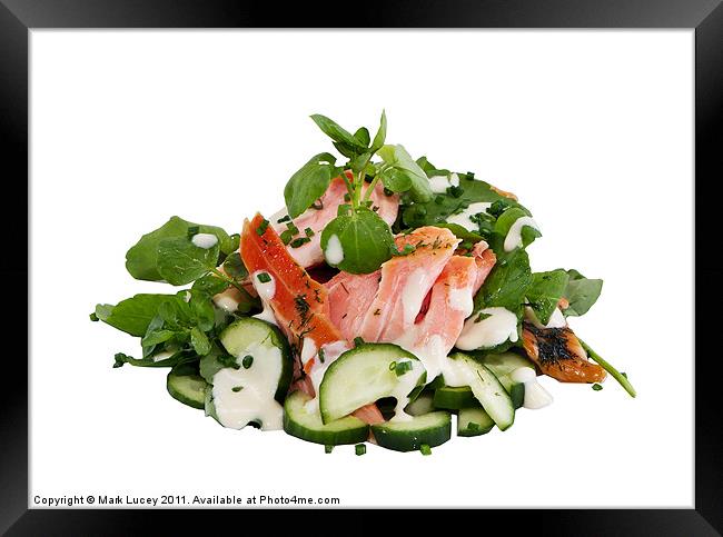 A Summers' Diet Framed Print by Mark Lucey