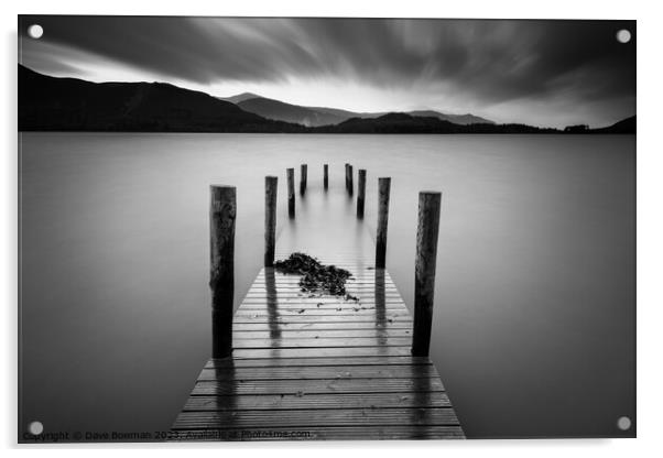 Derwent Water Jetty Acrylic by Dave Bowman