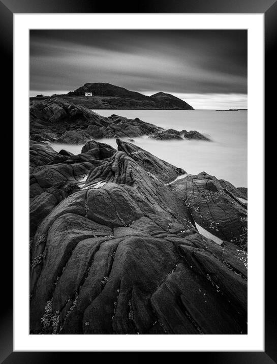 View from Firemore Beach Framed Mounted Print by Dave Bowman