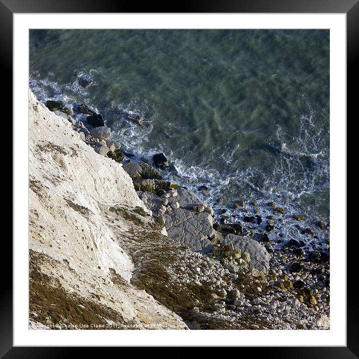 Dont look down! Framed Mounted Print by Sharon Lisa Clarke