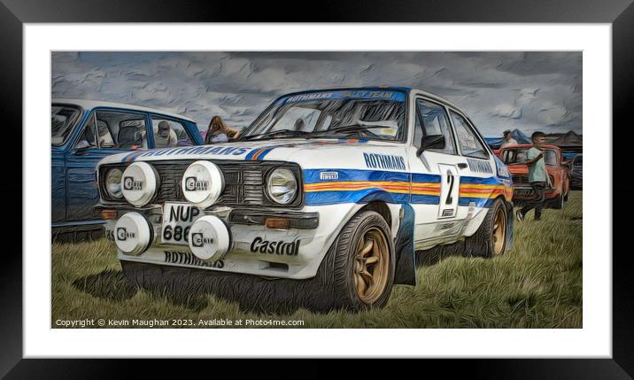 A Timeless Icon Roaring Through History Framed Mounted Print by Kevin Maughan