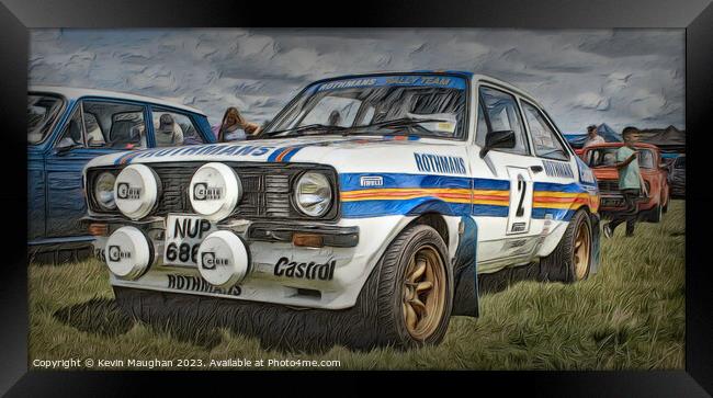 A Timeless Icon Roaring Through History Framed Print by Kevin Maughan