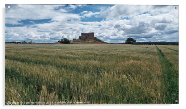 "Ruins of Duffus Castle: Legends Unveiled" Acrylic by Tom McPherson