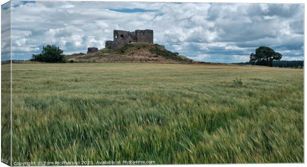 Captivating Ruins of Duffus Castle Canvas Print by Tom McPherson