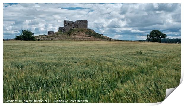Captivating Ruins of Duffus Castle Print by Tom McPherson