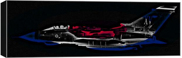 Royal Air Force Tornado GR4 (Abstract)  Canvas Print by Allan Durward Photography