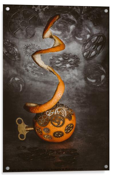 Clockwork Orange Acrylic by Lesley Carruthers