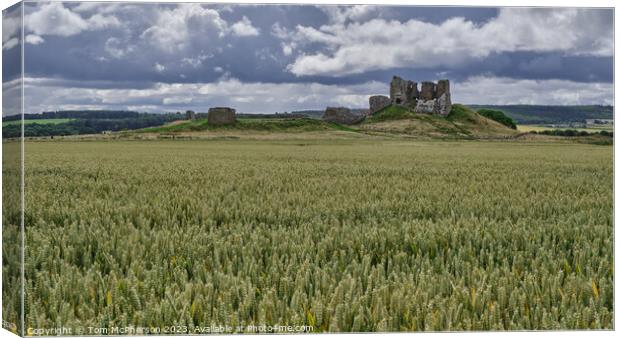 Serene Ruins of Duffus Castle Canvas Print by Tom McPherson