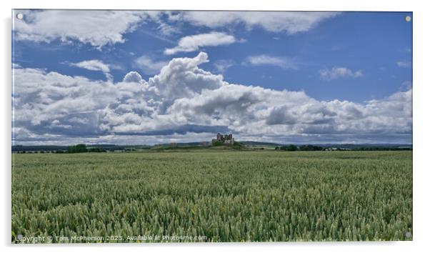 Ancient Ruins of Duffus Castle Acrylic by Tom McPherson