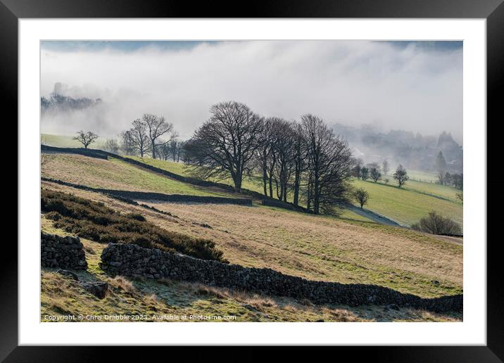 Banford cloud inversion Framed Mounted Print by Chris Drabble