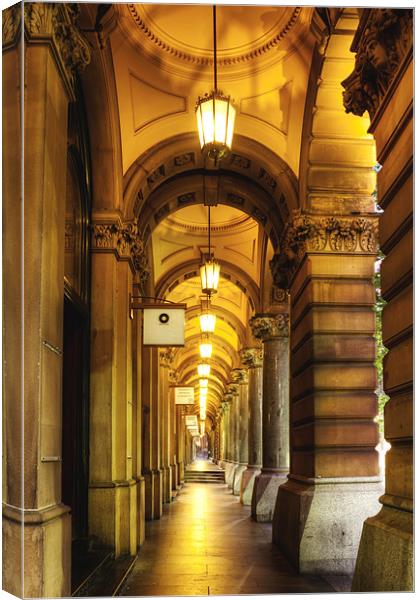 Lights of the GPO Canvas Print by Mark Lucey