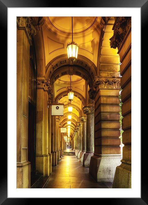 Lights of the GPO Framed Mounted Print by Mark Lucey