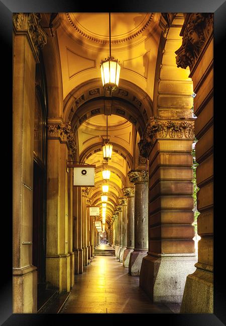 Lights of the GPO Framed Print by Mark Lucey