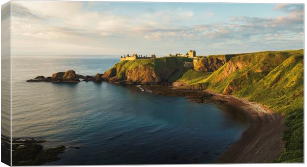 Dunnottar Castle Sunrise  Canvas Print by Anthony McGeever