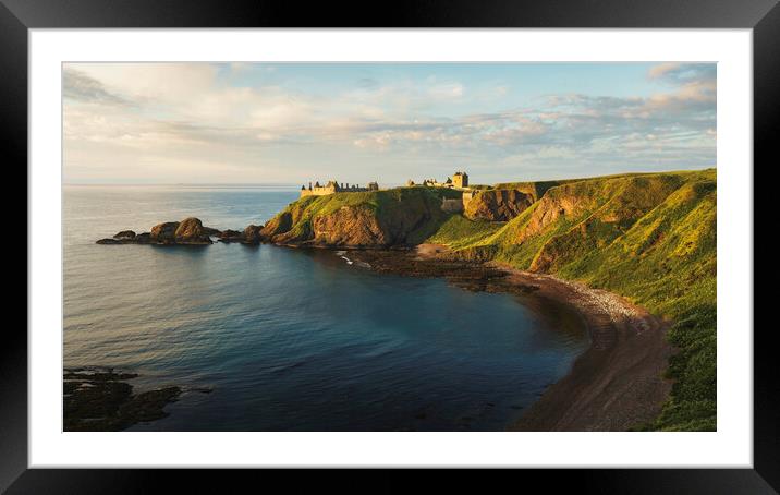 Dunnottar Castle Sunrise  Framed Mounted Print by Anthony McGeever