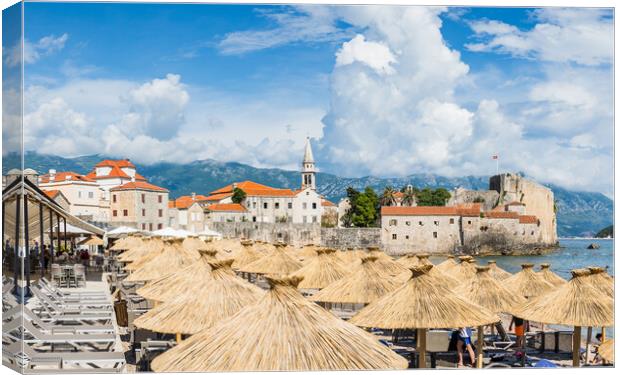 Budva Old Town Canvas Print by Jason Wells