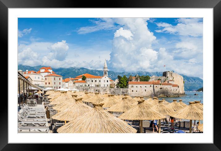 Budva Old Town Framed Mounted Print by Jason Wells