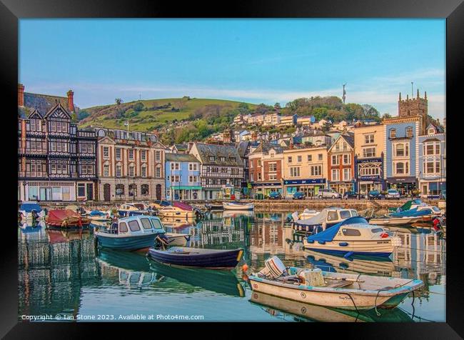 Dartmouth Harbour  Framed Print by Ian Stone