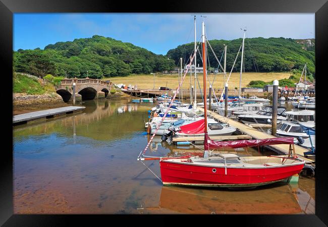 Axmouth Harbour Framed Print by Darren Galpin