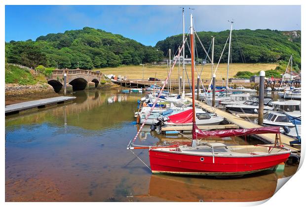 Axmouth Harbour Print by Darren Galpin