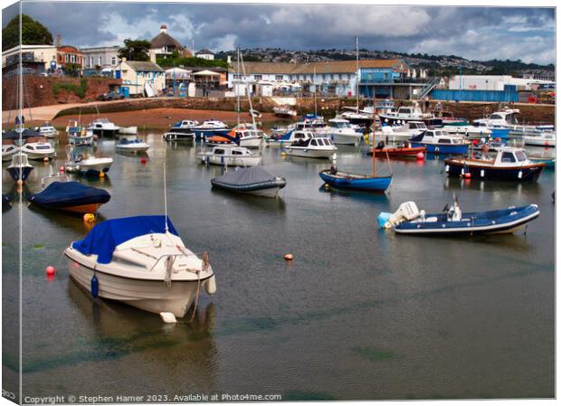 Harbour Scene Canvas Print by Stephen Hamer