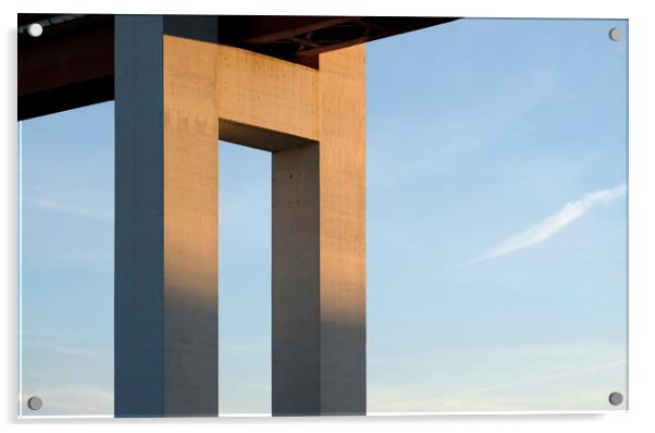 The Ponte 25 de Abril suspension bridge in Lisbon Acrylic by Lensw0rld 