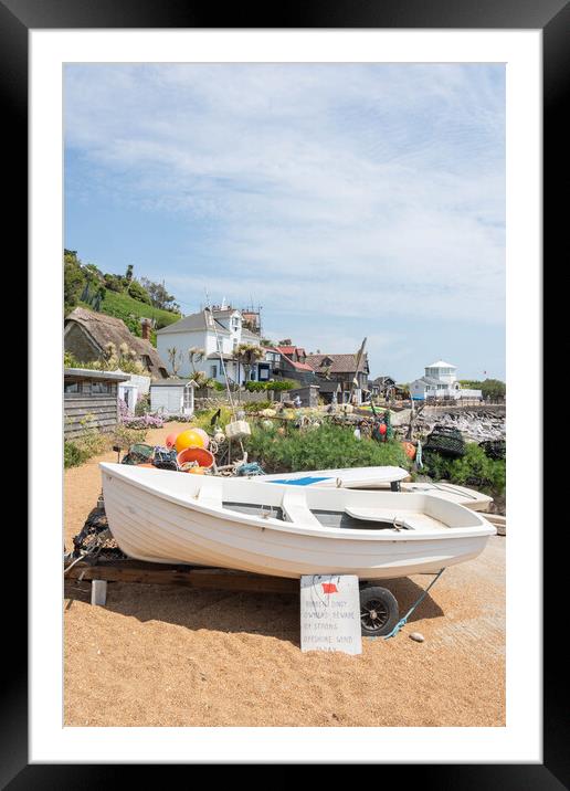 Steephill Cove  Framed Mounted Print by Graham Custance