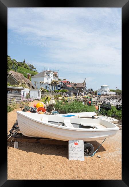 Steephill Cove  Framed Print by Graham Custance