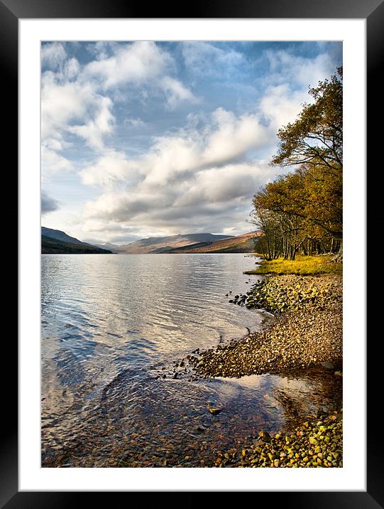By Loch Arkaig Framed Mounted Print by Jacqi Elmslie
