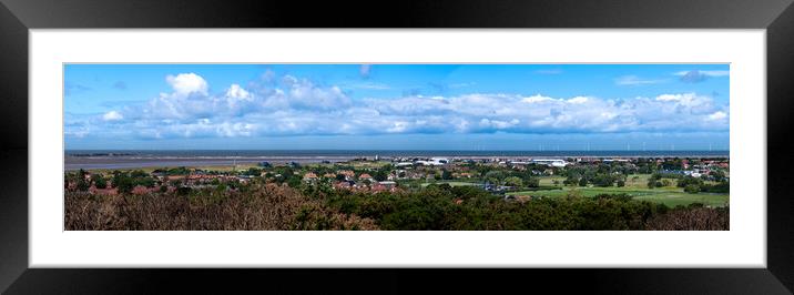 The Open Arrives in Hoylake, 2023 Framed Mounted Print by Liam Neon