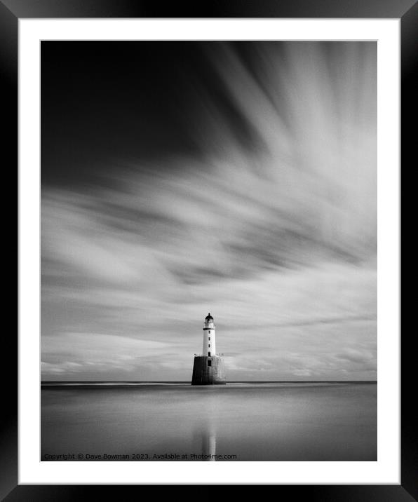 Rattray Head Lighthouse II Framed Mounted Print by Dave Bowman
