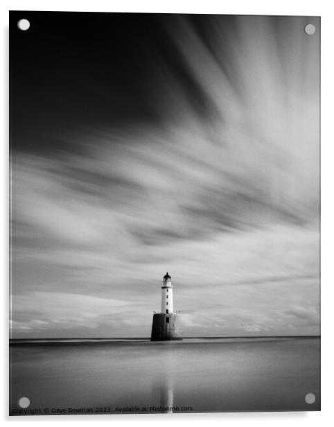Rattray Head Lighthouse II Acrylic by Dave Bowman