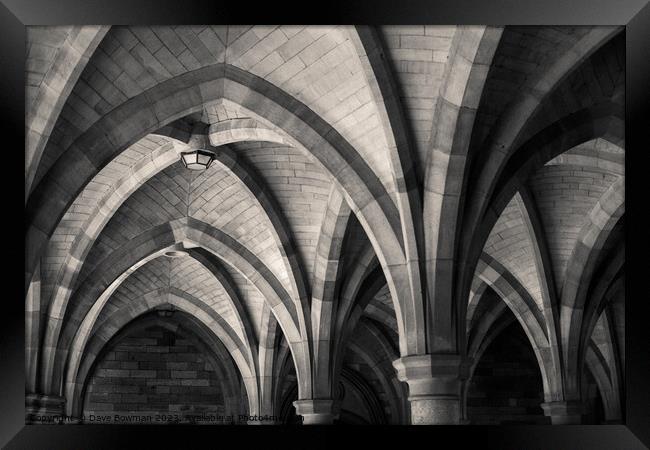 The Cloisters Framed Print by Dave Bowman