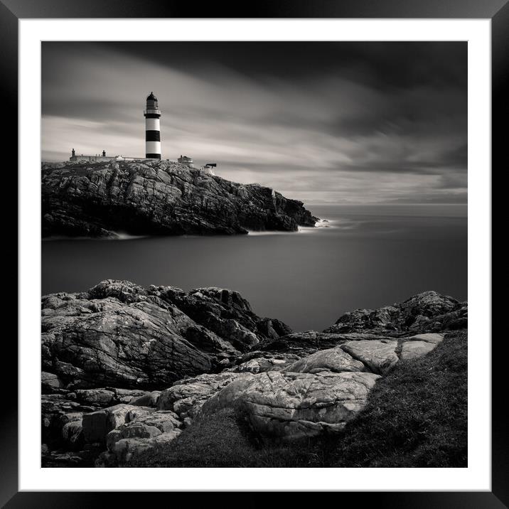 Eilean Glas Lighthouse II Framed Mounted Print by Dave Bowman