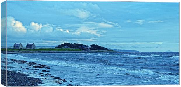 Prestwick, in middle of July, would you believe Canvas Print by Allan Durward Photography