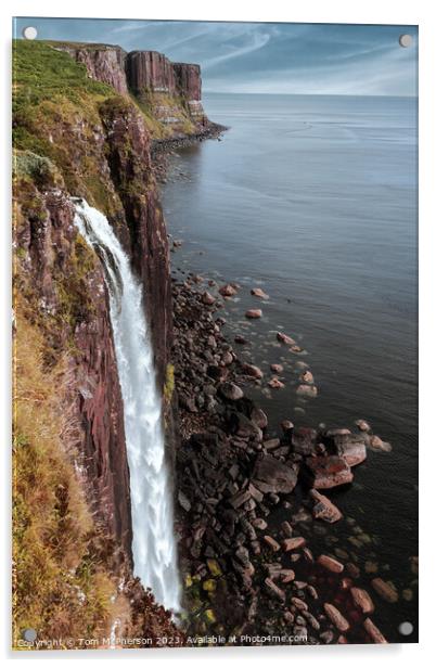 Spotlight on Scotland: Kilt Rock & Mealt Falls Acrylic by Tom McPherson