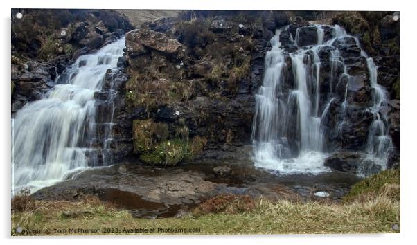 Enchanting Fairy Pools of Glenbrittle Acrylic by Tom McPherson