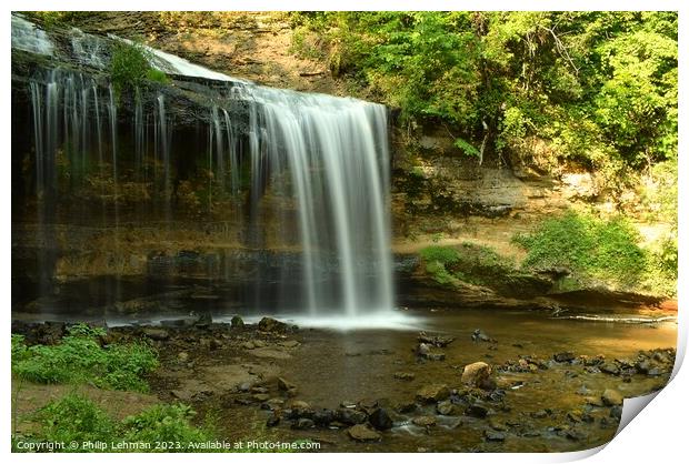 Cascade Falls 16A Print by Philip Lehman