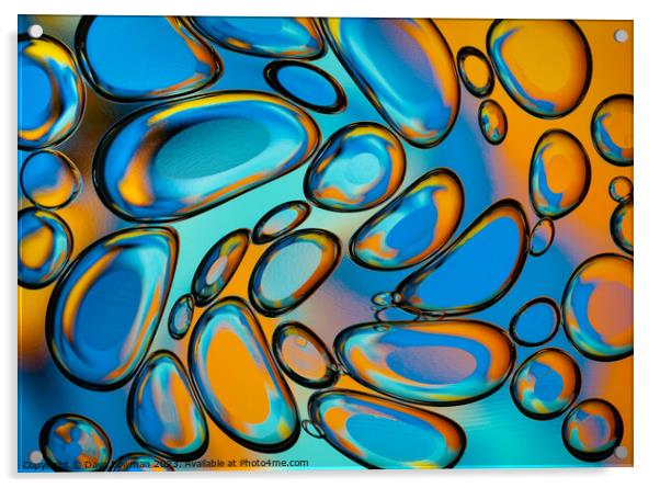 Bubbles I Acrylic by Dave Bowman