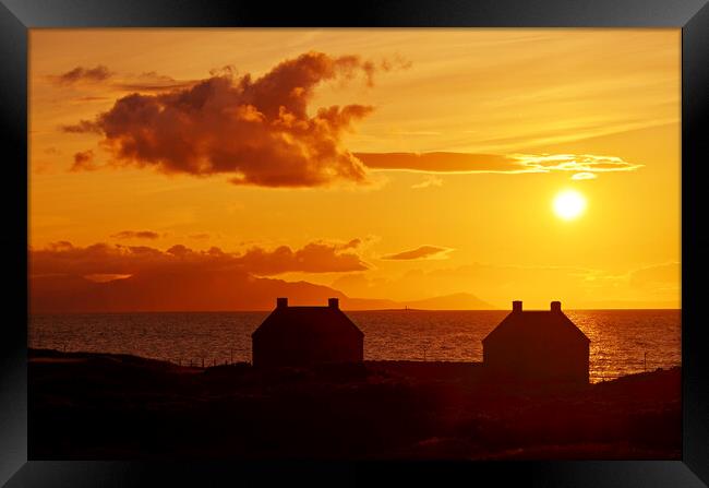 Prestwick, at sunset  Framed Print by Allan Durward Photography