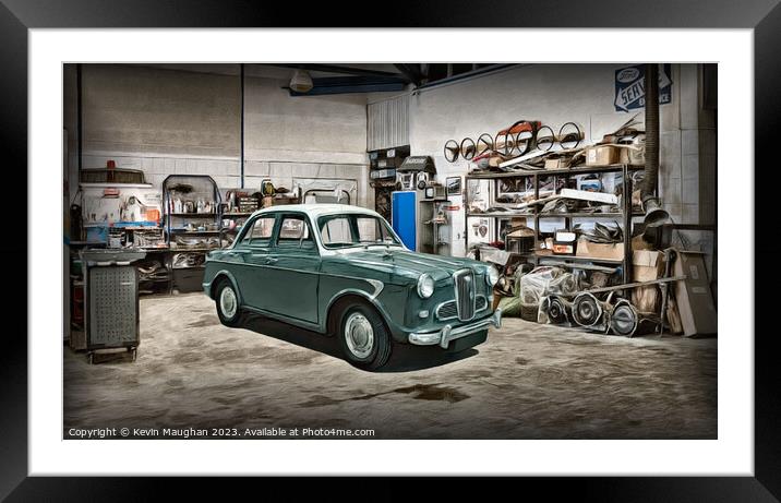 Vintage Wolseley 1500: Reviving Nostalgia Framed Mounted Print by Kevin Maughan