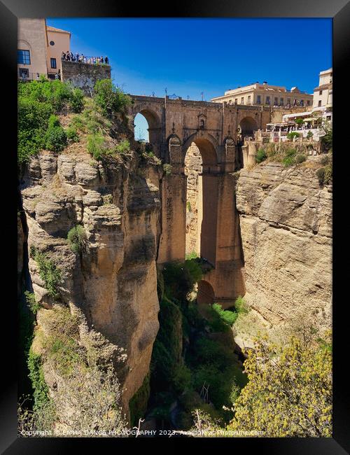 The Puente Nuevo in Ronda, Spain Framed Print by EMMA DANCE PHOTOGRAPHY