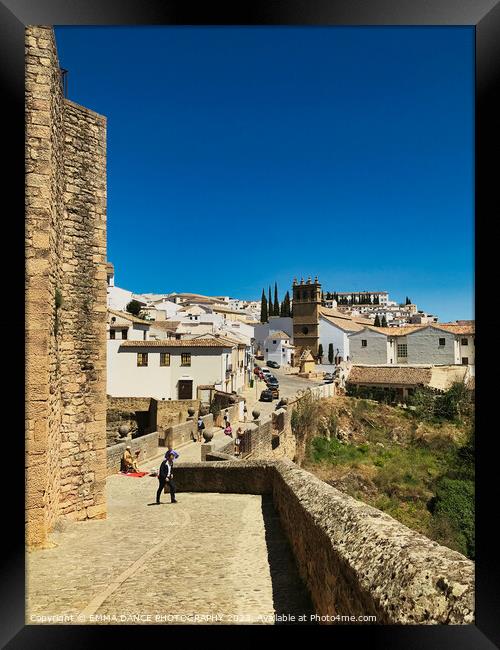 The City of Ronda, Spain Framed Print by EMMA DANCE PHOTOGRAPHY