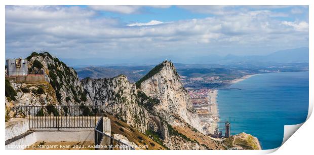 Gibraltar's Panorama from O'Hara's Battery Print by Margaret Ryan