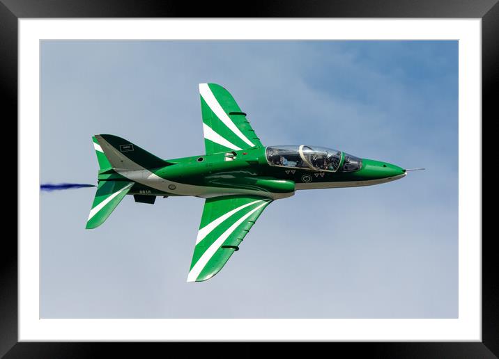 The Saudi Hawks Framed Mounted Print by J Biggadike