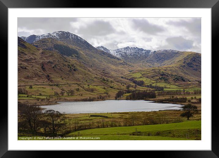 Lake District Elegance Framed Mounted Print by Paul Telford