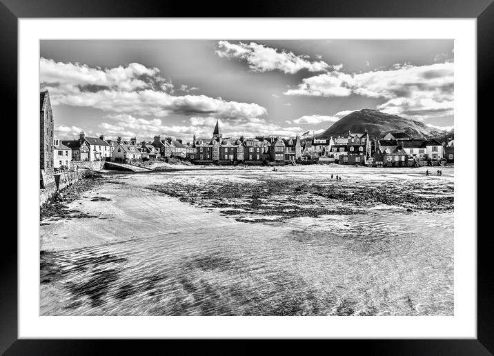 North Berwick Seafront Framed Mounted Print by Valerie Paterson